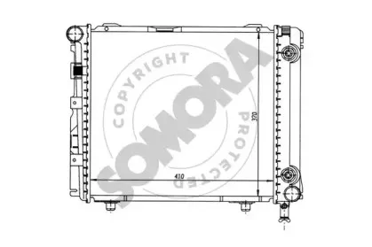 Радиатор, охлаждение двигателя SOMORA купить