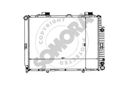 Радиатор, охлаждение двигателя SOMORA купить