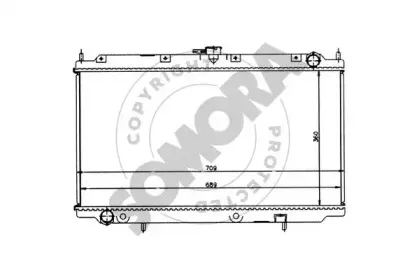 Радиатор, охлаждение двигателя SOMORA купить