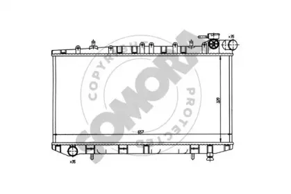 Радиатор, охлаждение двигателя SOMORA купить