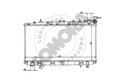 Радиатор, охлаждение двигателя SOMORA купить