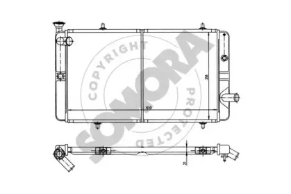 Радиатор, охлаждение двигателя SOMORA купить