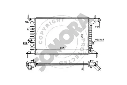 Радиатор, охлаждение двигателя SOMORA купить
