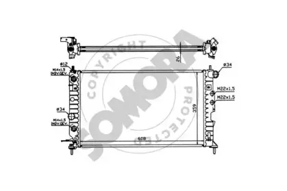 Радиатор, охлаждение двигателя SOMORA купить