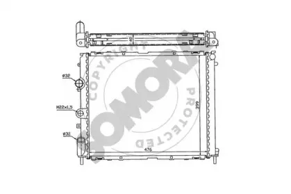 Радиатор, охлаждение двигателя SOMORA купить