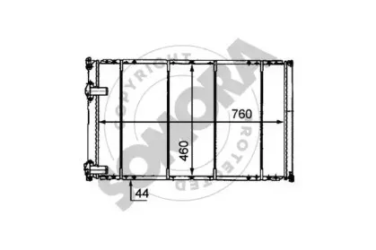 Радиатор, охлаждение двигателя SOMORA купить