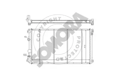 Радиатор, охлаждение двигателя SOMORA купить
