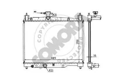 Радиатор, охлаждение двигателя SOMORA купить