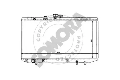 Радиатор, охлаждение двигателя SOMORA купить