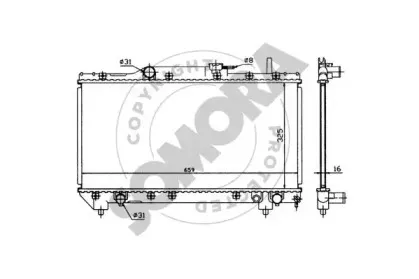 Радиатор, охлаждение двигателя SOMORA купить