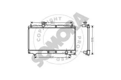 Радиатор, охлаждение двигателя SOMORA купить