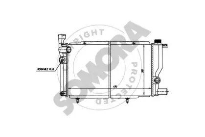 Радиатор, охлаждение двигателя SOMORA купить