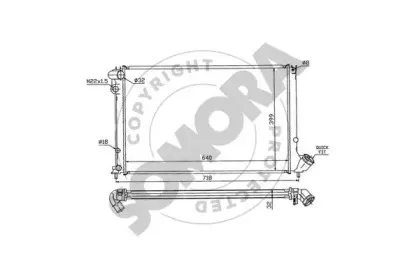 Радиатор, охлаждение двигателя SOMORA купить
