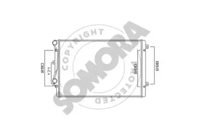 Радиатор, охлаждение двигателя SOMORA купить