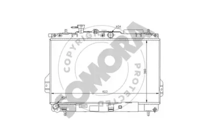 Радиатор, охлаждение двигателя SOMORA купить