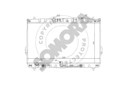 Радиатор, охлаждение двигателя SOMORA купить