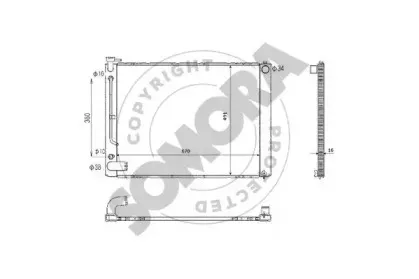 Радиатор, охлаждение двигателя SOMORA купить