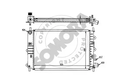 Радиатор, охлаждение двигателя SOMORA купить