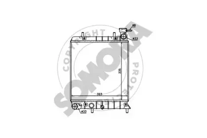 Радиатор, охлаждение двигателя SOMORA купить
