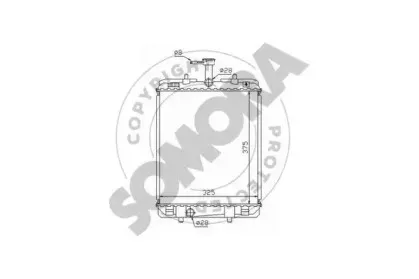 Радиатор, охлаждение двигателя SOMORA купить