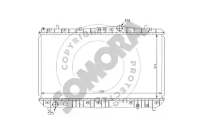Радиатор, охлаждение двигателя SOMORA купить