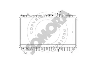 Радиатор, охлаждение двигателя SOMORA купить