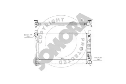 Радиатор, охлаждение двигателя SOMORA купить
