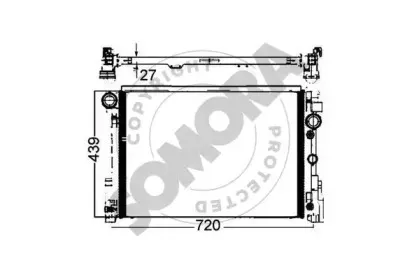 Радиатор, охлаждение двигателя SOMORA купить