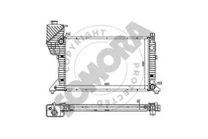 Радиатор, охлаждение двигателя SOMORA купить