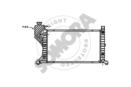 Радиатор, охлаждение двигателя SOMORA купить