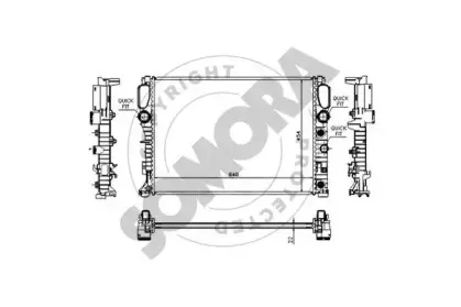 Радиатор, охлаждение двигателя SOMORA купить