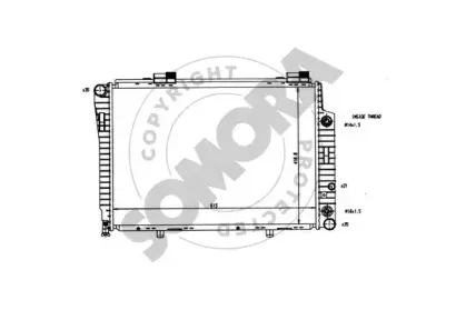 Радиатор, охлаждение двигателя SOMORA купить