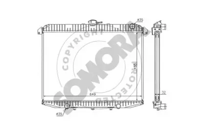 Радиатор, охлаждение двигателя SOMORA купить