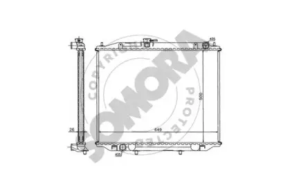 Радиатор, охлаждение двигателя SOMORA купить
