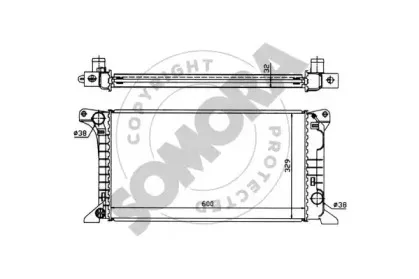 Радиатор, охлаждение двигателя SOMORA купить