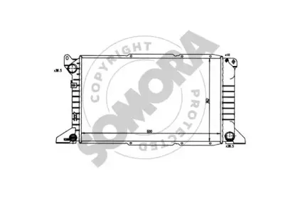 Радиатор, охлаждение двигателя SOMORA купить