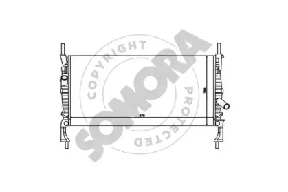 Радиатор, охлаждение двигателя SOMORA купить