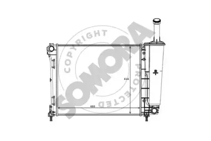Радиатор, охлаждение двигателя SOMORA купить