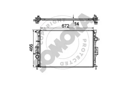Радиатор, охлаждение двигателя SOMORA купить