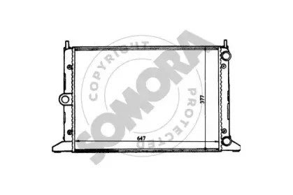 Радиатор, охлаждение двигателя SOMORA купить