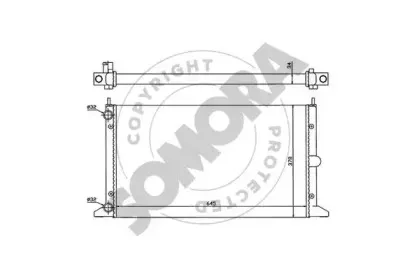 Радиатор, охлаждение двигателя SOMORA купить