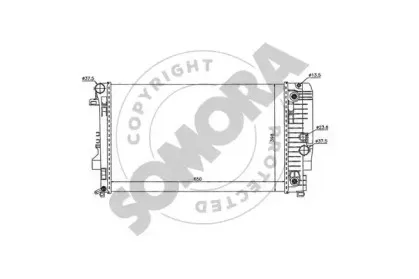 Радиатор, охлаждение двигателя SOMORA купить