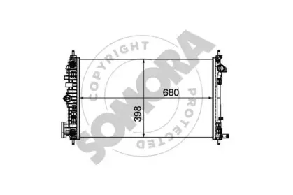 Радиатор, охлаждение двигателя SOMORA купить