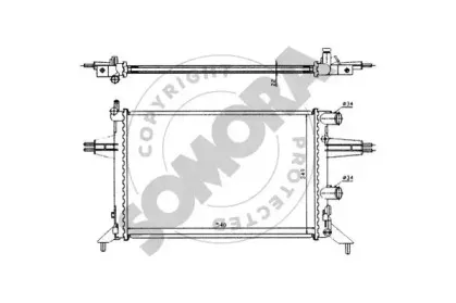 Радиатор, охлаждение двигателя SOMORA купить