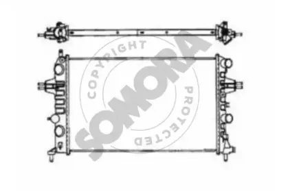 Радиатор, охлаждение двигателя SOMORA купить