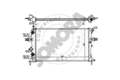 Радиатор, охлаждение двигателя SOMORA купить