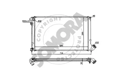 Радиатор, охлаждение двигателя SOMORA купить