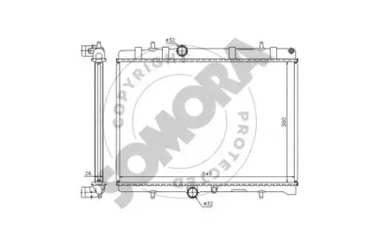 Радиатор, охлаждение двигателя SOMORA купить