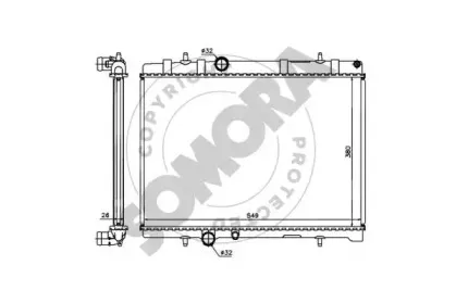 Радиатор, охлаждение двигателя SOMORA купить