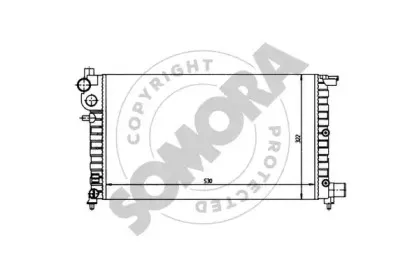 Радиатор, охлаждение двигателя SOMORA купить